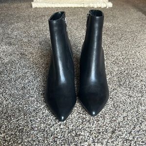 Steve Madden Leather Ankle Heel Booties